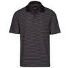 Greg Norman Mens Performance Micro Pique Stripe Polo