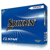 Srixon Q-Star Pure White Golf Balls V6 - 3 Dozen