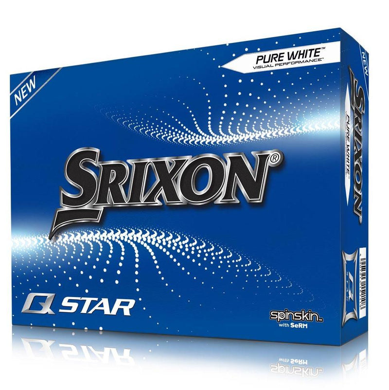 Srixon Q-Star Pure White Golf Balls V6 - 3 Dozen