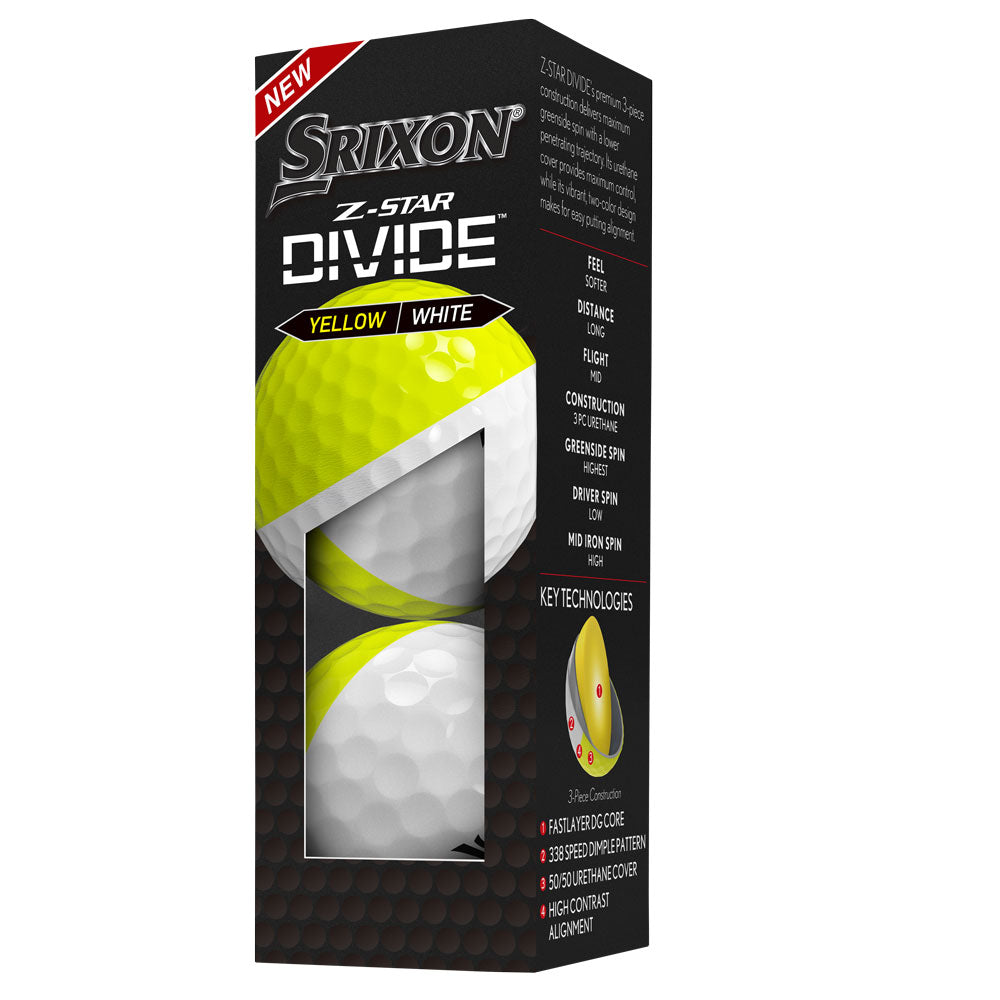 Srixon Z-Star Divide V8 Golf Balls - Dozen