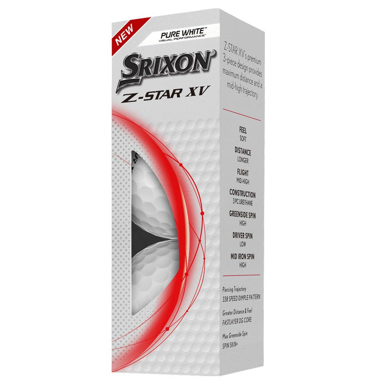 Srixon Z-Star XV Golf Balls V8 - Dozen