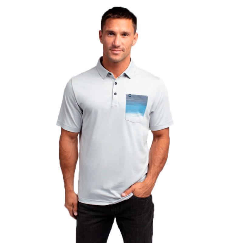 Travis Mathew Mens Just a Blur Polo