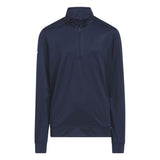 adidas Junior Heather Primegreen AEROREADY Quarter Zip Pullover