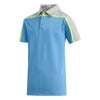adidas Junior Heathered Colourblock Polo Shirt