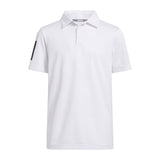 adidas Junior Three Stripe Polo Shirt