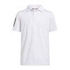 adidas Junior Three Stripe Polo Shirt