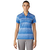 adidas Ladies Core Hybrid 3-Stripe Novelty Polo