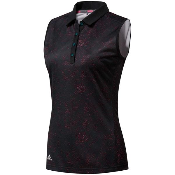 adidas Ladies Print Sleeveless Polo