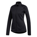 adidas Ladies Textured Full Zip Layer Polo