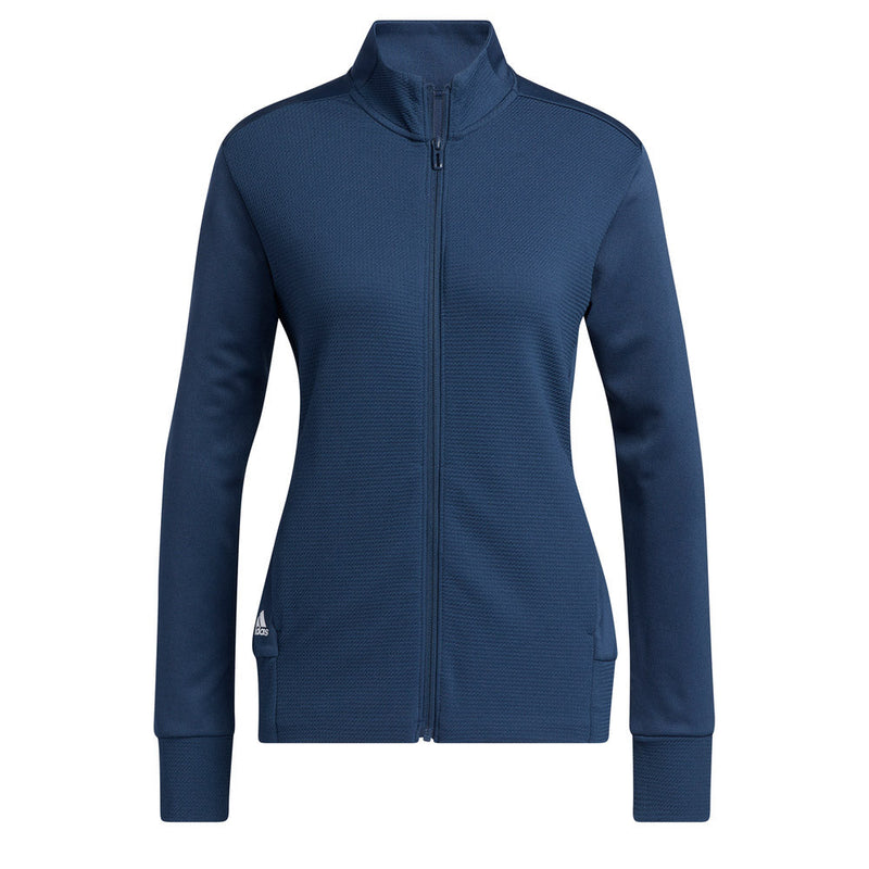 adidas Ladies  Textured Primegreen Full-Zip Jacket