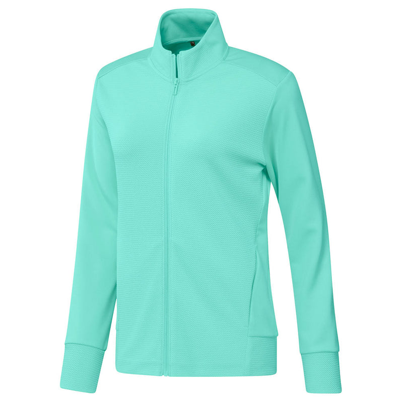 adidas Ladies  Textured Primegreen Full-Zip Jacket