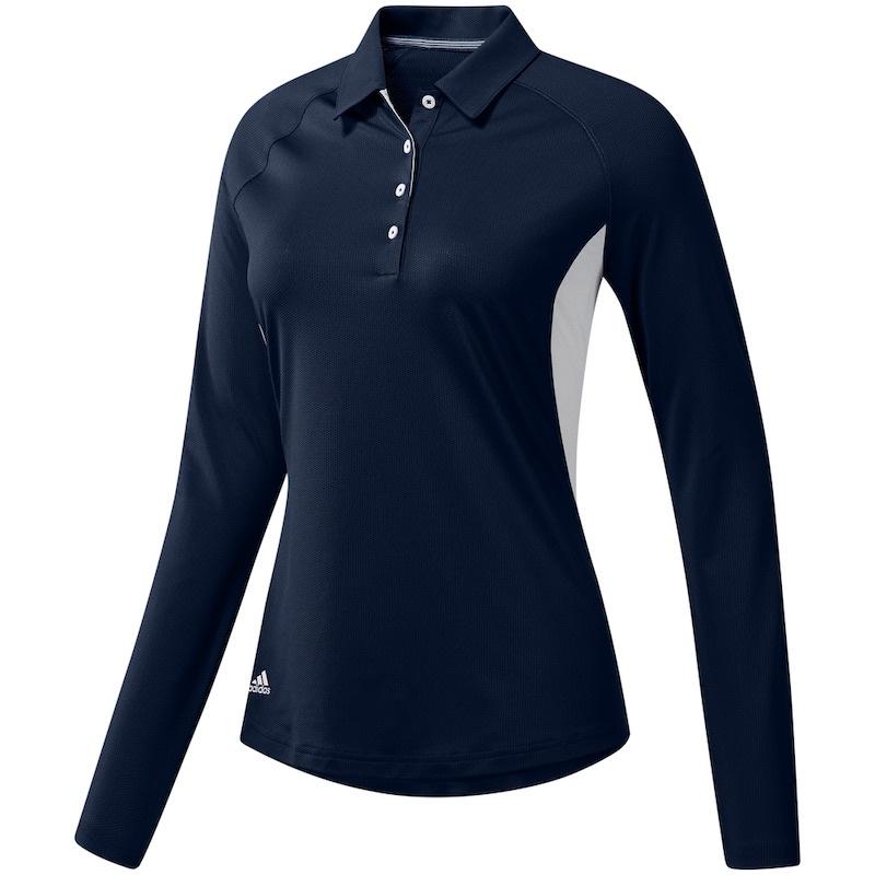adidas Ladies Ultimate Climacool Long Sleeve Polo