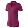 adidas Ladies Ultimate365 Space Dye Striped Polo