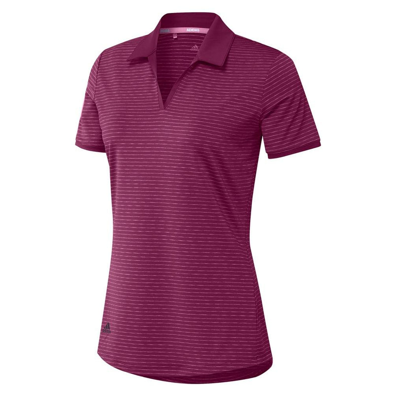 adidas Ladies Ultimate365 Space Dye Striped Polo