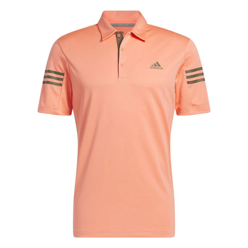 adidas Mens  3-Stripes Primegreen Polo