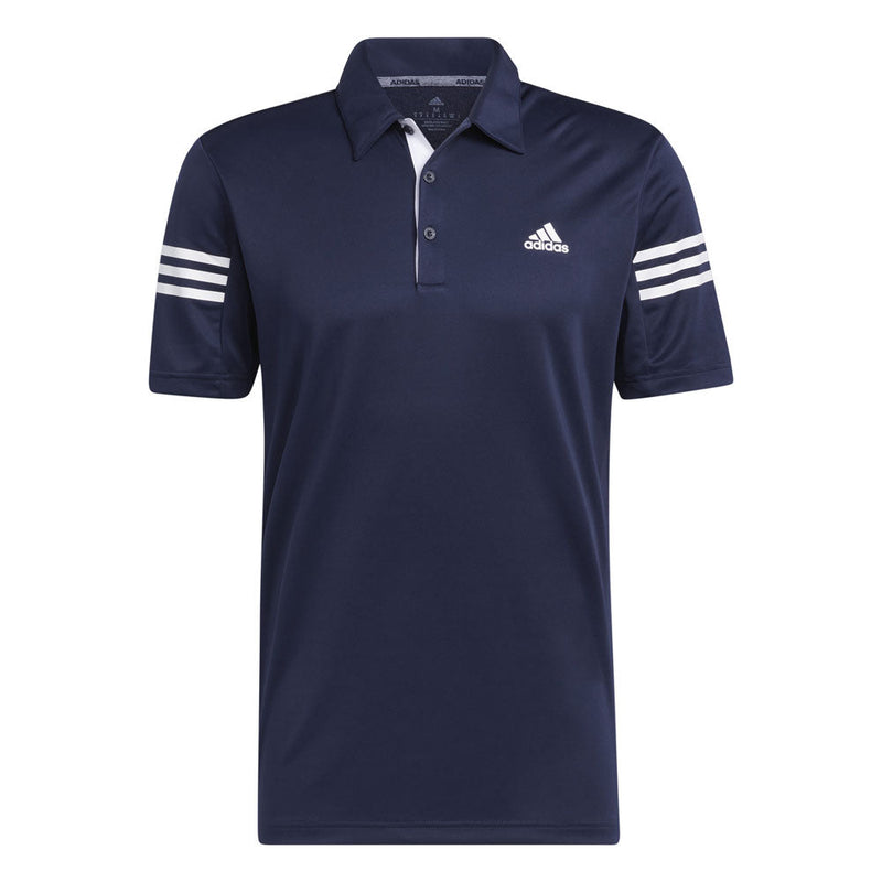 adidas Mens  3-Stripes Primegreen Polo