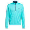 adidas Mens  Primegreen UPF Quarter Zip Pullover