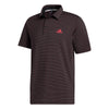 adidas Mens Ultimate365 Space Dye Stripe Polo Shirt